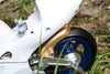 Kyosho Motorcycle NSR500 Aluminum Rear Wheel Fender - 1Pc Set Silver