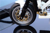 Kyosho Motorcycle NSR500 Aluminum Brake Disk Plate (Swirl 8 Poles) - 3Pcs Set Black