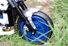 Kyosho Motorcycle NSR500 Aluminum Front Wheel (6 Spoke) - 1Pc Gray Silver