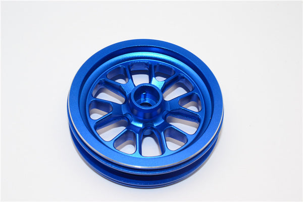 Kyosho Motorcycle NSR500 Aluminum Rear Wheel (6 Spoke) - 1Pc Blue