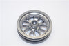 Kyosho Motorcycle NSR500 Aluminum Rear Wheel (6 Spoke) - 1Pc Gray Silver