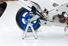 Kyosho Motorcycle NSR500 Aluminum Rear Wheel Holder - 1 Set Gray Silver