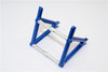 Kyosho Motorcycle NSR500 Aluminum Rear Wheel Holder - 1 Set Blue