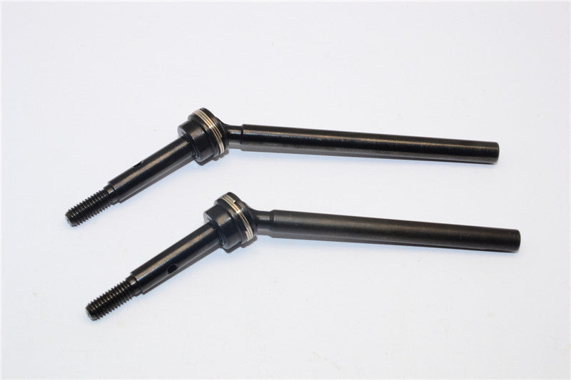 Gmade Komodo Steel Front CVD Drive Shaft (L63mm, R67mm) With 31mm Cup Joint - 2Pcs Black