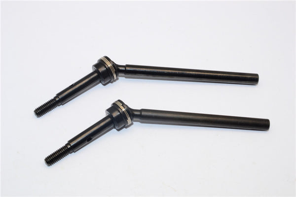 Gmade Komodo Steel Front CVD Drive Shaft (L63mm, R67mm) With 31mm Cup Joint - 2Pcs Black