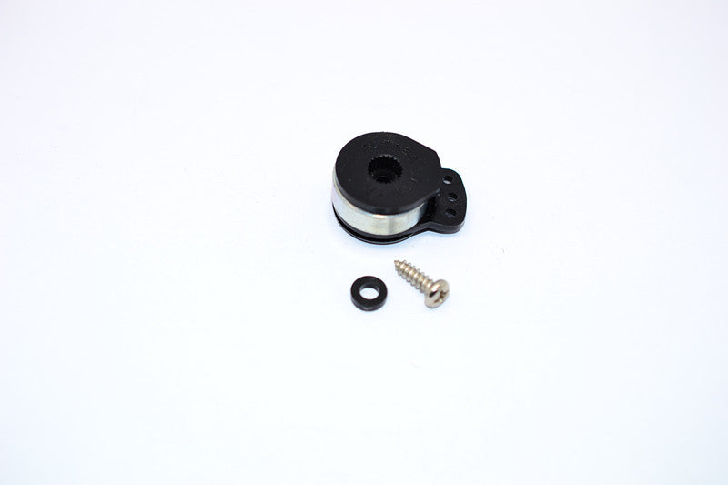 Servo Saver With 3 Holes For Ko, Sanwa, Acoms, Hitec - 1 Pc Set Black