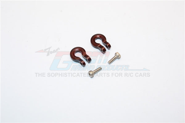 Thunder Tiger Kaiser XS Aluminum U Shape Hook - 2Pcs Set Brown