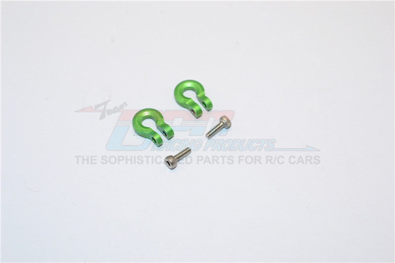 Thunder Tiger Kaiser XS Aluminum U Shape Hook - 2Pcs Set Green