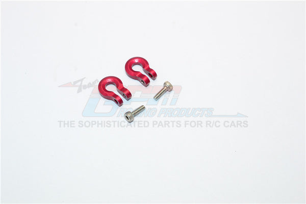 Thunder Tiger Kaiser XS Aluminum U Shape Hook - 2Pcs Set Red