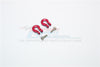 Thunder Tiger Kaiser XS Aluminum U Shape Hook - 2Pcs Set Red