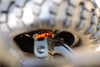 Thunder Tiger Kaiser XS Aluminum Wheel Hex (12mm X 12mm) - 2Pcs Set Orange