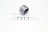 Thunder Tiger Kaiser XS Aluminum Differential Casing - 1 Set Gray Silver