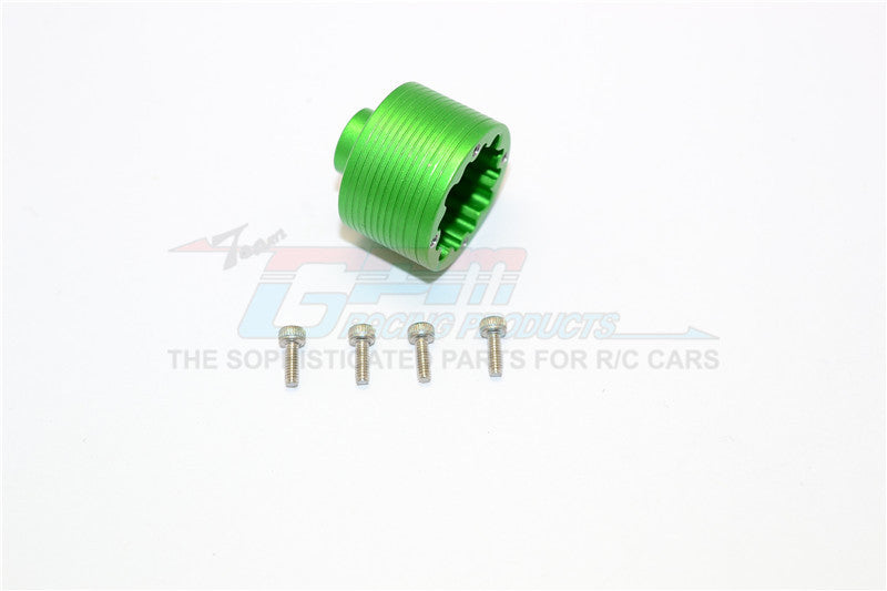 Thunder Tiger Kaiser XS Aluminum Differential Casing - 1 Set Green