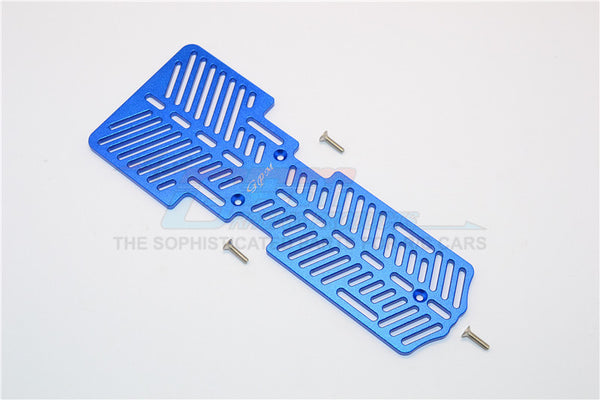 Thunder Tiger Kaiser XS Aluminum Battery & Electronic Components Holder (3mm Thick) - 1Pc Set Blue