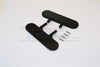 Thunder Tiger Kaiser XS AluminumExterior Trail (Diamond Pattern) - 1Pr Set Black