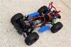 Thunder Tiger Kaiser XS AluminumExterior Trail (Diamond Pattern) - 1Pr Set Orange