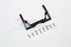 Thunder Tiger Kaiser XS Aluminum Front/Rear Chassis Stabilized Mount - 1Pc Set Black