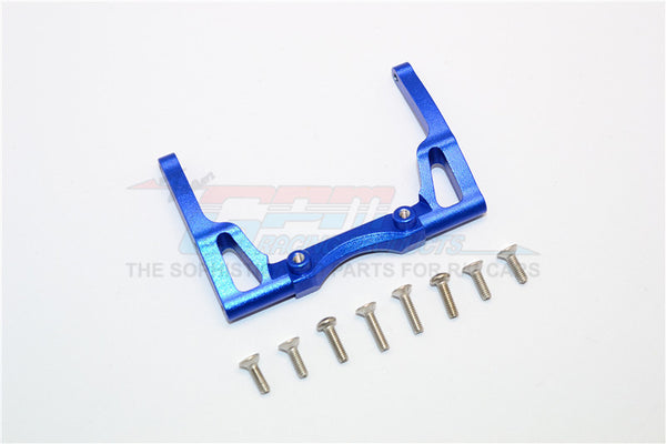 Thunder Tiger Kaiser XS Aluminum Front/Rear Chassis Stabilized Mount - 1Pc Set Blue