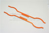 Thunder Tiger Kaiser XS Aluminum Frame From Front To Back Full Length - 2 Pcs Set Orange