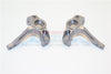 Thunder Tiger Kaiser XS Aluminum Front Knuckle Arm - 1Pr Gray Silver