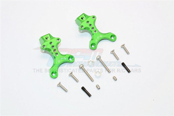 Thunder Tiger Kaiser XS Aluminum Front/Rear Adjustable Shock Mount - 2Pcs Set Green