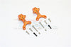 Thunder Tiger Kaiser XS Aluminum Front/Rear Adjustable Shock Mount - 2Pcs Set Orange