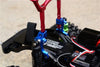 Thunder Tiger Kaiser XS Aluminum Front/Rear Adjustable Shock Mount - 2Pcs Set Blue