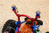 Thunder Tiger Kaiser XS Aluminum Front & Rear Magnet Body Mount - 1 Set Orange