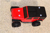 Thunder Tiger Kaiser XS Aluminum Front & Rear Magnet Body Mount - 1 Set Red