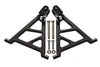 Tamiya Lunch Box Aluminum Front Lower Arm - 1Pr Set Black