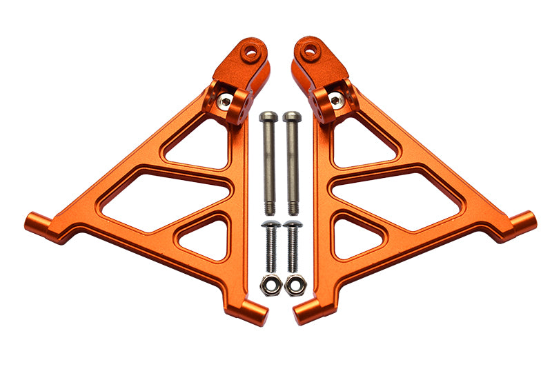 Tamiya Lunch Box Aluminum Front Lower Arm - 1Pr Set Orange