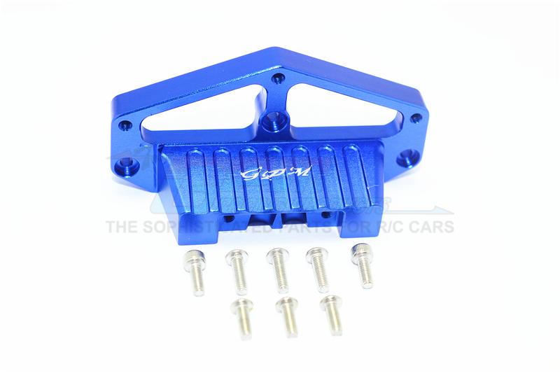 Tamiya Lunch Box Aluminum Front Lower Arm Stabilizer - 1Pc Set Blue