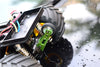 Tamiya Lunch Box Aluminum Rear Wheelie Bar - 1 Set Green