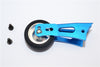 Tamiya Lunch Box Aluminum Rear Wheelie Bar - 1 Set Blue