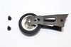 Tamiya Lunch Box Aluminum Rear Wheelie Bar - 1 Set Black