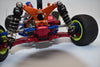 Losi 1/18 Mini-T 2.0 2WD Stadium Truck Aluminum Rear Lower Suspension Arm Mount - 2Pc Set Orange