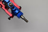 Losi 1/18 Mini-T 2.0 2WD Stadium Truck Aluminum Rear Wheel Hex Adapters 5mm Thick - 4Pc Set Red