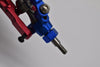 Losi 1/18 Mini-T 2.0 2WD Stadium Truck Aluminum Rear Wheel Hex Adapters 5mm Thick - 4Pc Set Red