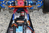 Losi 1/18 Mini-T 2.0 2WD Stadium Truck Aluminum Front Chassis Brace - 2Pc Set Orange