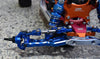 Losi 1/18 Mini-T 2.0 2WD Stadium Truck Aluminum Front C-Hubs - 2Pc Set Orange