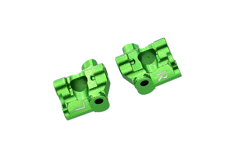 Losi 1/18 Mini-T 2.0 2WD Stadium Truck Aluminum Front C-Hubs - 2Pc Set Green