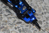 Losi 1/18 Mini-T 2.0 2WD Stadium Truck Aluminum Front Knuckle Arm -2Pc Set Silver