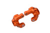 Losi 1/18 Mini-T 2.0 2WD Stadium Truck Aluminum Front Knuckle Arm -2Pc Set Orange
