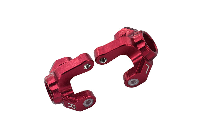 Losi 1/18 Mini-T 2.0 2WD Stadium Truck Aluminum Front Knuckle Arm -2Pc Set Red