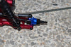 Losi 1/18 Mini-T 2.0 2WD Stadium Truck Aluminum Rear Knuckle Arm - 2Pc Set Blue