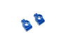 Losi 1/18 Mini-T 2.0 2WD Stadium Truck Aluminum Rear Knuckle Arm - 2Pc Set Blue