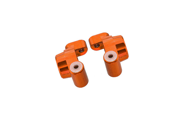 Losi 1/18 Mini-T 2.0 2WD Stadium Truck Aluminum Rear Knuckle Arm - 2Pc Set Orange