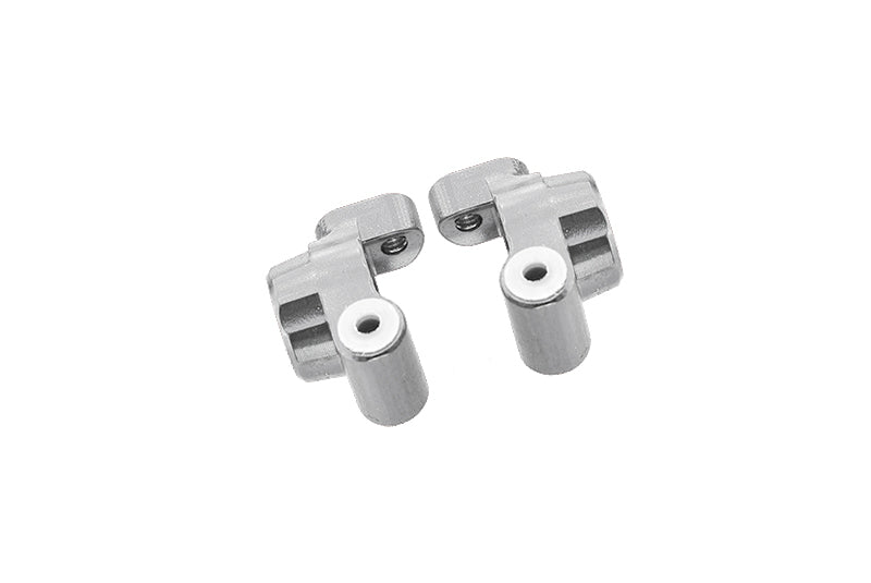 Losi 1/18 Mini-T 2.0 2WD Stadium Truck Aluminum Rear Knuckle Arm - 2Pc Set Silver