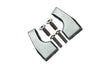 Team Losi 1/18 Mini-T 2.0 2WD Stadium Truck Aluminum Servo Mount - 6Pc Set Gray Silver