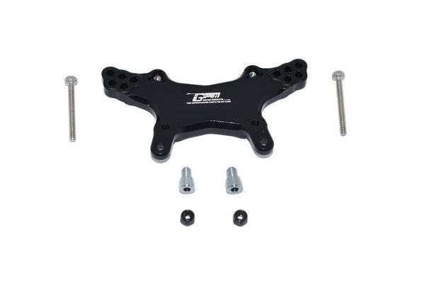 Losi 1/18 Mini-T 2.0 2WD Stadium Truck Aluminum Front Damper Mount - 1Pc Set Black